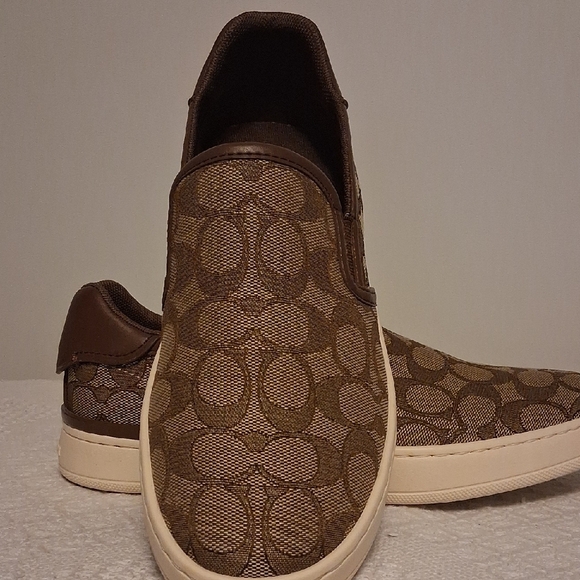 👜 Coach Wells Slip-On Sneakers C4393 👜 👟 Women’s Size 8B | Eco-Chic & Comfy - Picture 3 of 16